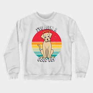 Cute Big Dog is a Good Boy Crewneck Sweatshirt